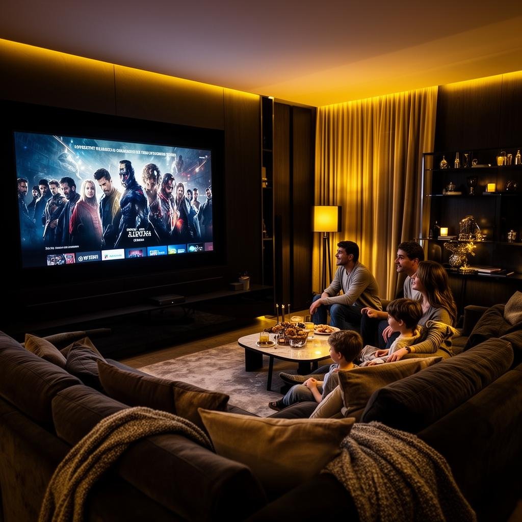 Catalogue cinéma et séries Iron TV Pro en 4K